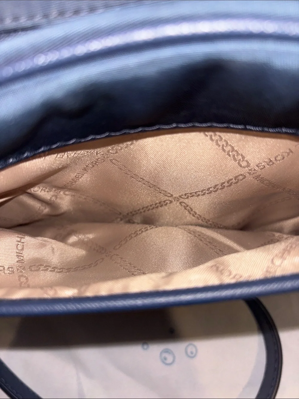 Michael Kors Jet Set Charm East/West Crossbody Navy